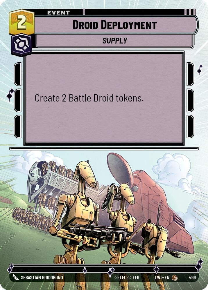 Image for Droid Deployment (Hyperspace) (Twilight of the Republic) (499) - Star Wars: Unlimited