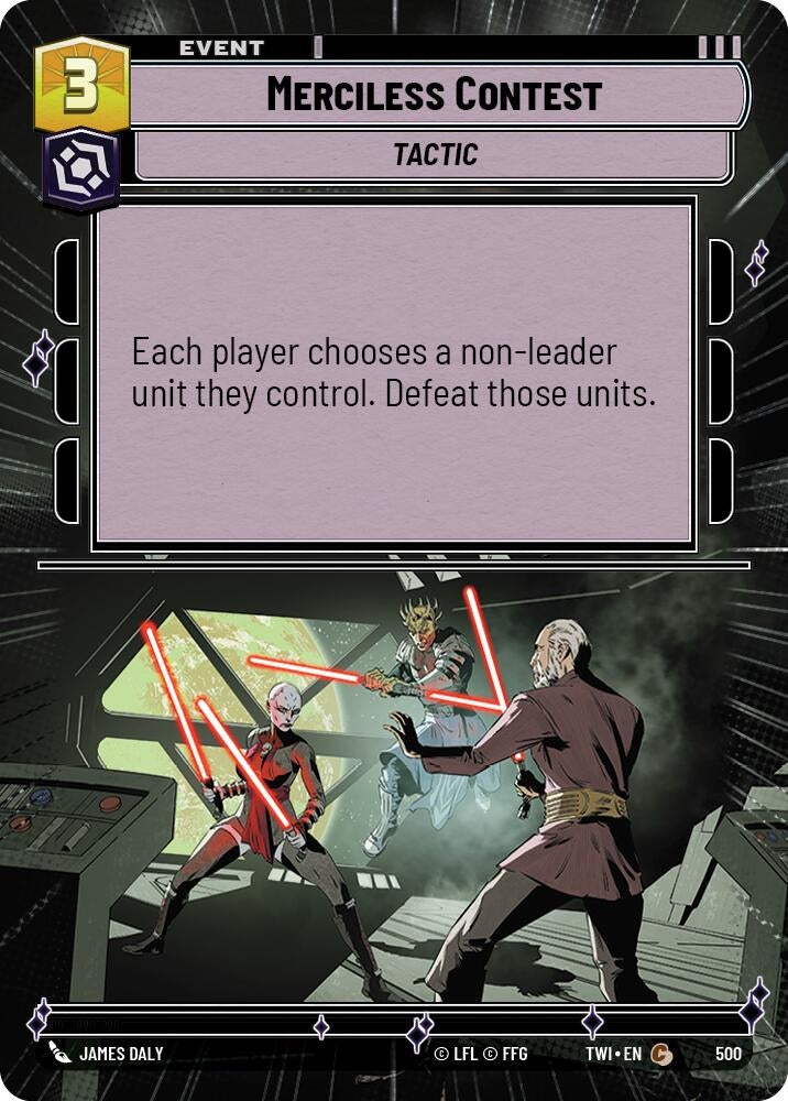 Image for Merciless Contest (Hyperspace) (Twilight of the Republic) (500) - Star Wars: Unlimited