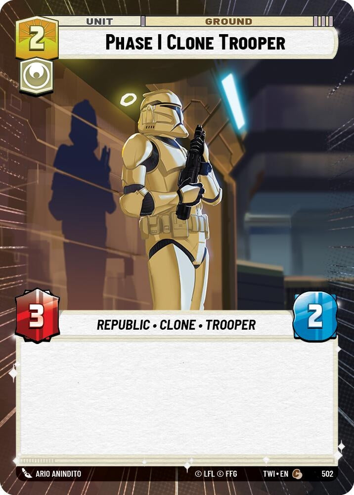 Image for Phase I Clone Trooper (Hyperspace) (Twilight of the Republic) (502) - Star Wars: Unlimited