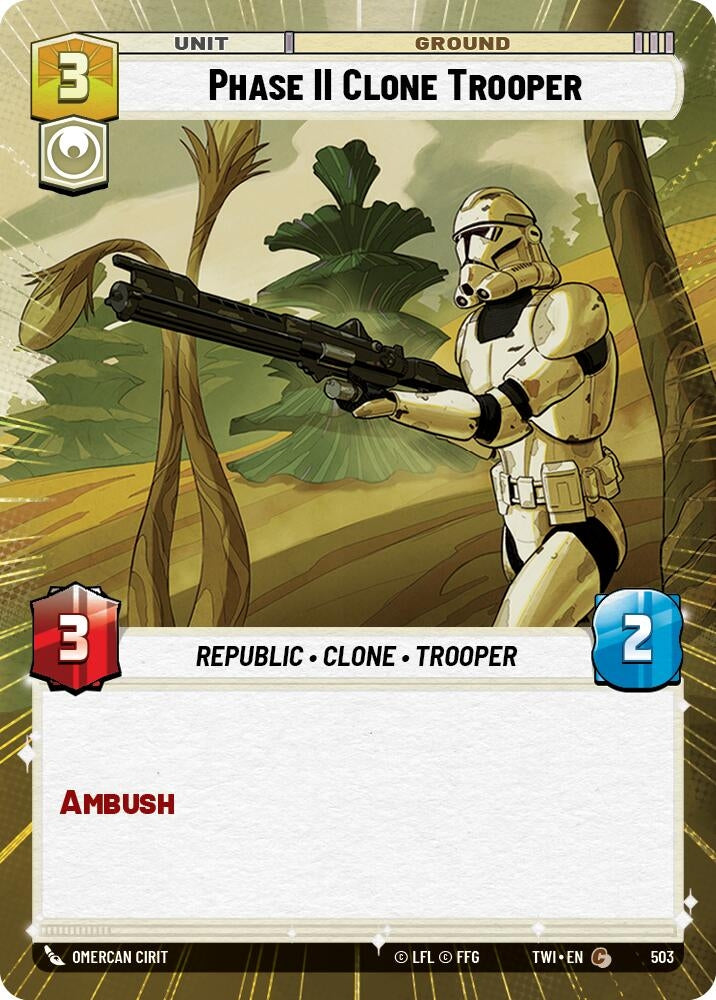 Image for Phase II Clone Trooper (Hyperspace) (Twilight of the Republic) (503) - Star Wars: Unlimited