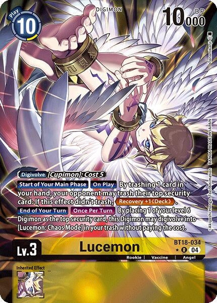 Image for Lucemon (Alternate Art) (BT18-19) (BT18-034 R) - Digimon Card Game
