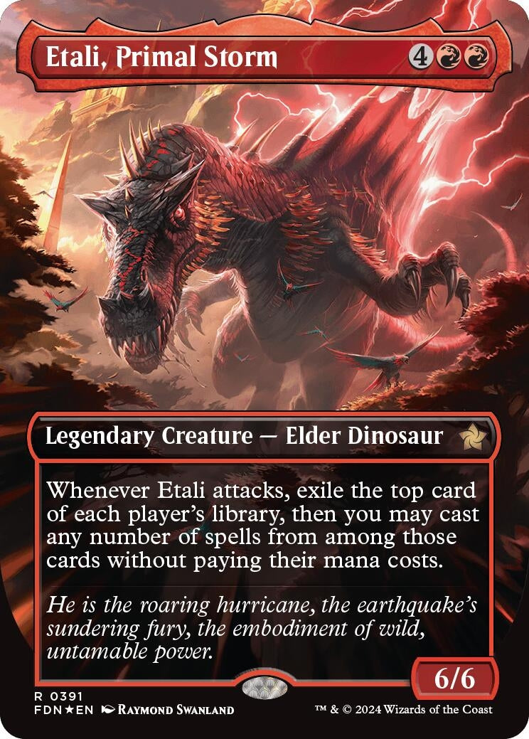 Image for Etali, Primal Storm (Borderless) (Foundations) (329) - Magic: The Gathering
