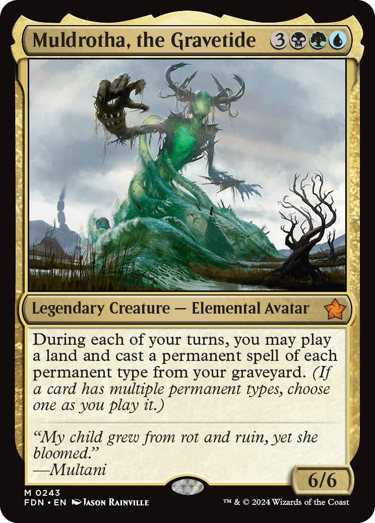Image for Muldrotha, the Gravetide (Foundations) (243) - Magic: The Gathering
