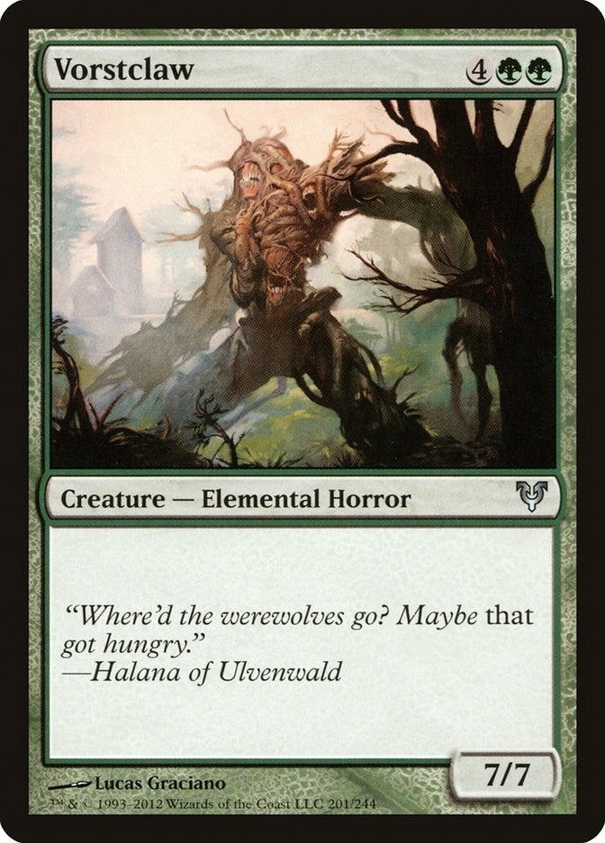 Image for Vorstclaw (Avacyn Restored) (201) - Magic: The Gathering