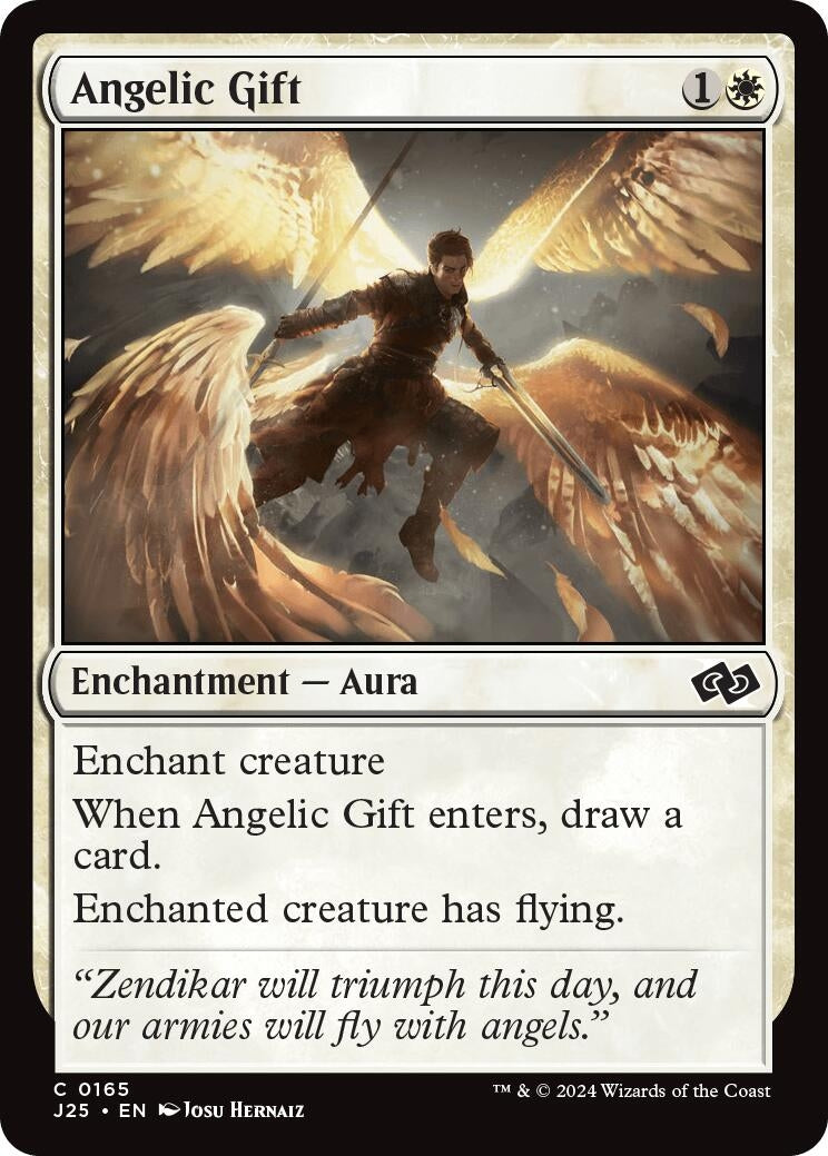 Image for Angelic Gift (Foundations Jumpstart) (165) - Magic: The Gathering