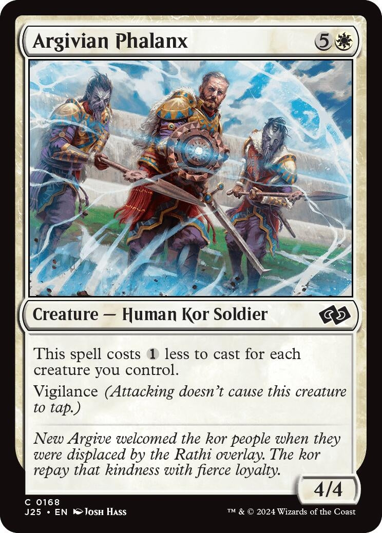 Image for Argivian Phalanx (Foundations Jumpstart) (168) - Magic: The Gathering