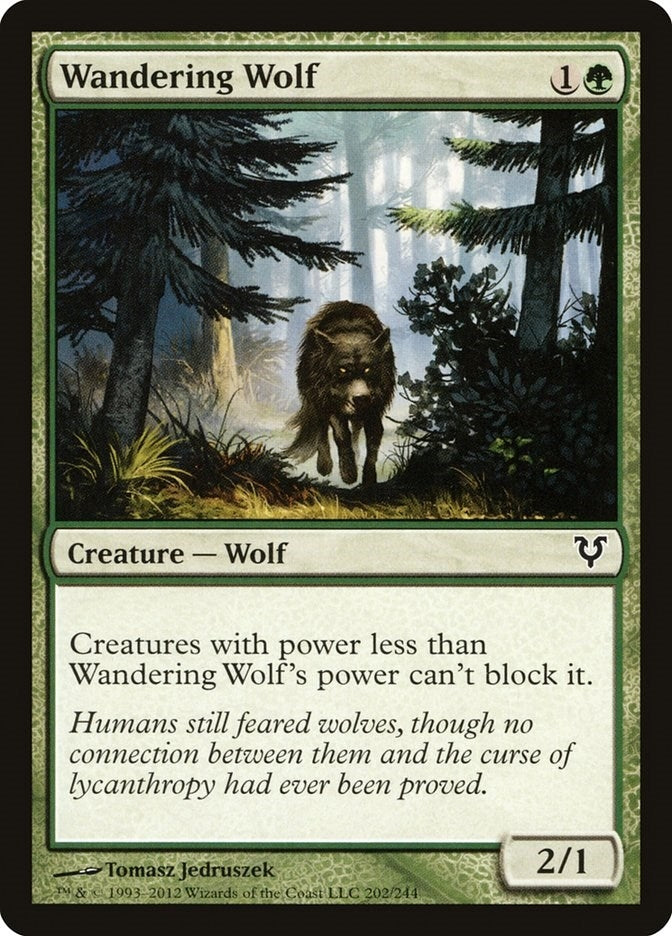 Image for Wandering Wolf (Avacyn Restored) (202) - Magic: The Gathering