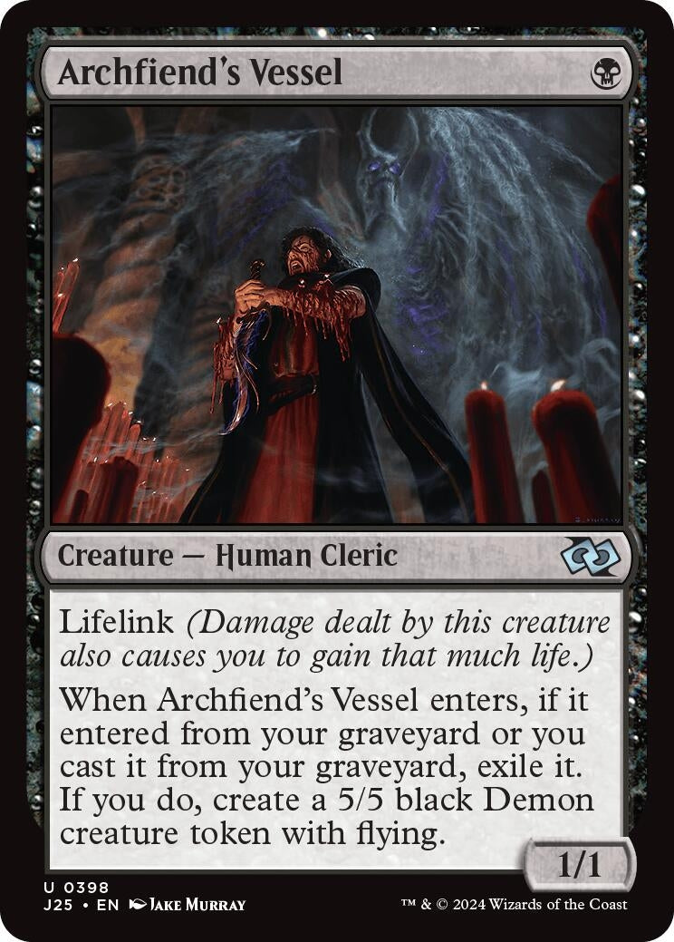 Image for Archfiend's Vessel (Foundations Jumpstart) (398) - Magic: The Gathering