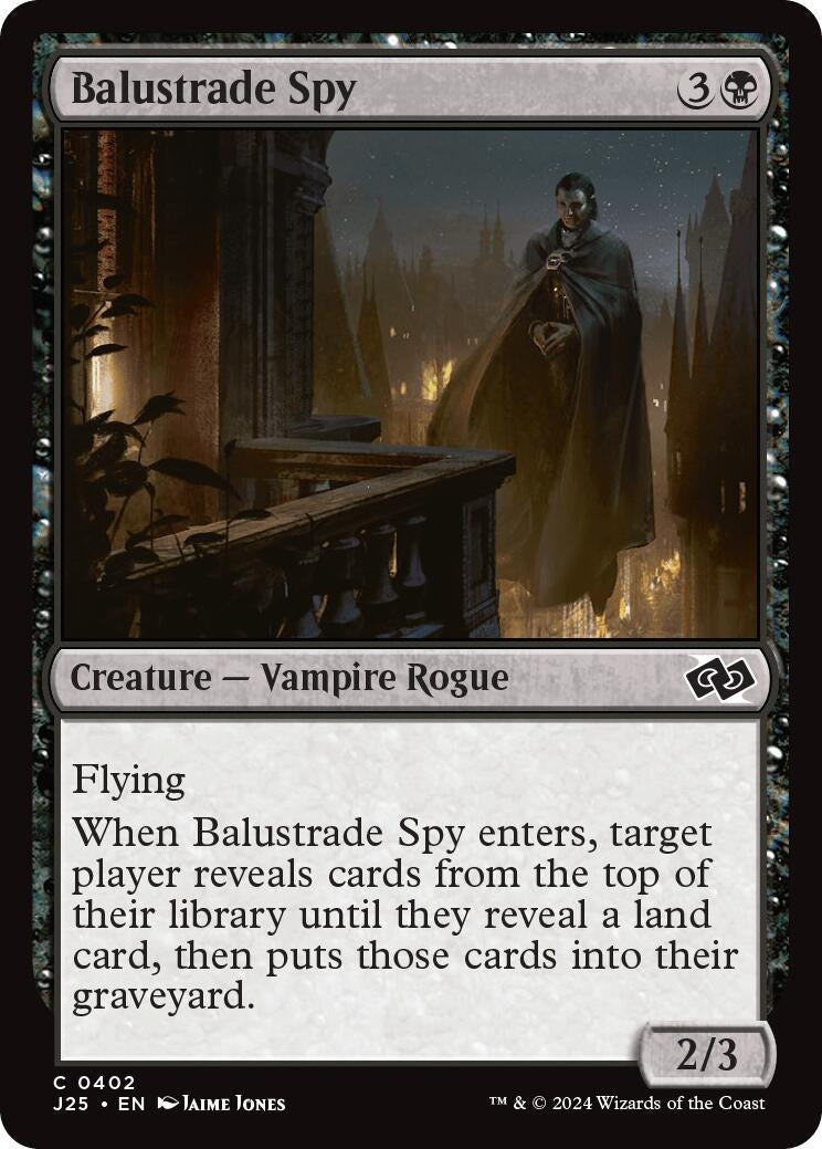 Image for Balustrade Spy (Foundations Jumpstart) (402) - Magic: The Gathering