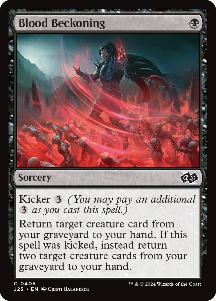 Image for Blood Beckoning (Foundations Jumpstart) (405) - Magic: The Gathering
