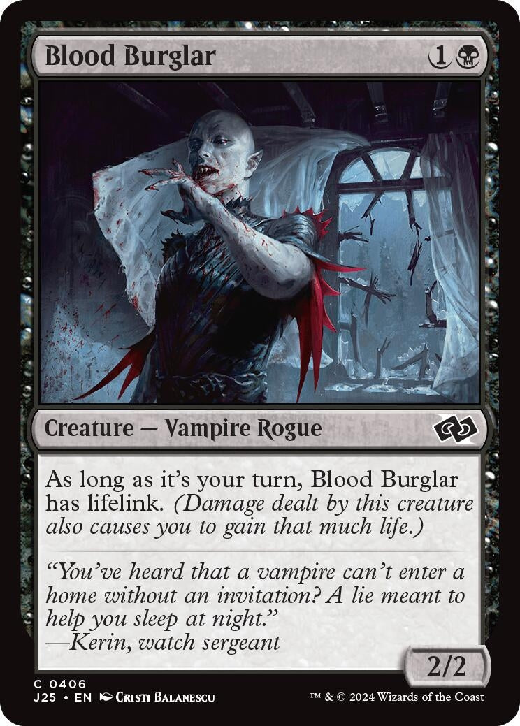 Image for Blood Burglar (Foundations Jumpstart) (406) - Magic: The Gathering