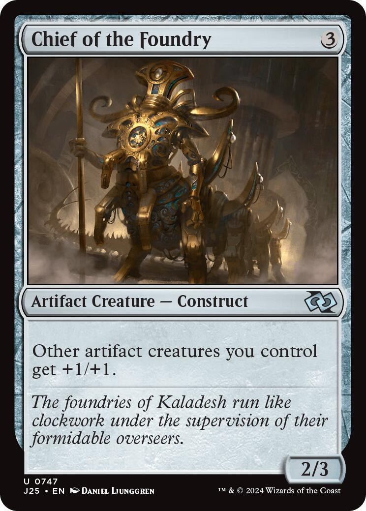 Image for Chief of the Foundry (Foundations Jumpstart) (747) - Magic: The Gathering