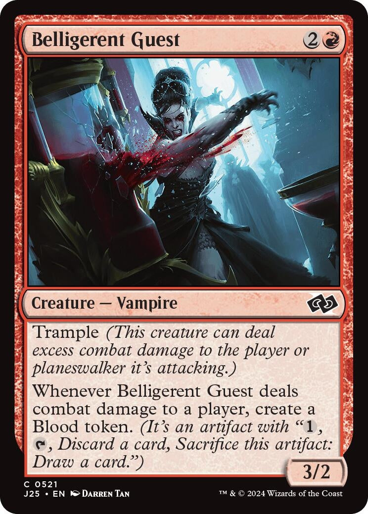 Image for Belligerent Guest (Foundations Jumpstart) (521) - Magic: The Gathering
