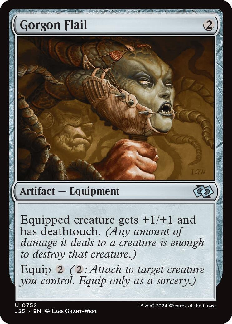 Image for Gorgon Flail (Foundations Jumpstart) (752) - Magic: The Gathering