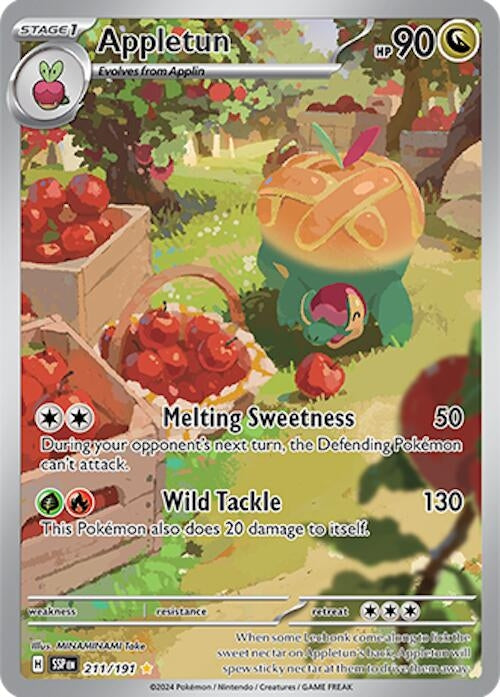 Image for Appletun (SV08: Surging Sparks) (211/191) - Pokemon