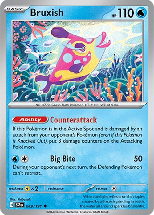 Image for Bruxish (SV08: Surging Sparks) (049/191) - Pokemon