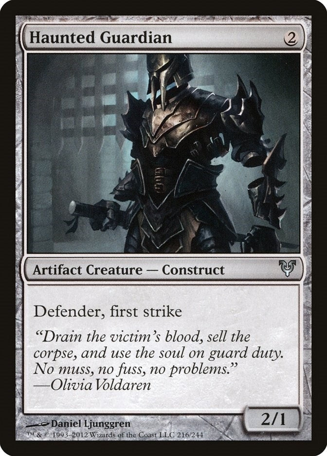 Image for Haunted Guardian (Avacyn Restored) (216) - Magic: The Gathering