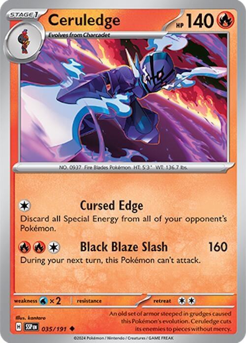 Image for Ceruledge (SV08: Surging Sparks) (035/191) - Pokemon