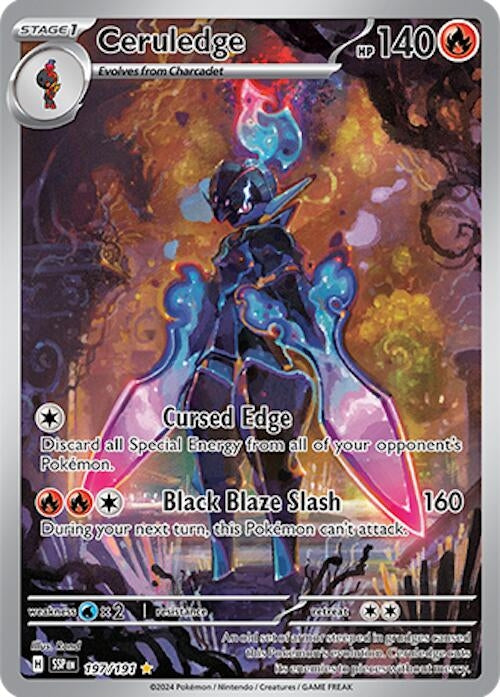 Image for Ceruledge (SV08: Surging Sparks) (197/191) - Pokemon