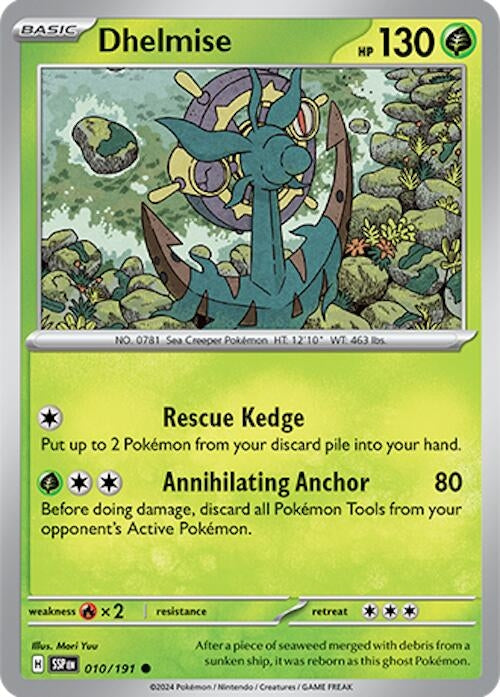 Image for Dhelmise (SV08: Surging Sparks) (010/191) - Pokemon
