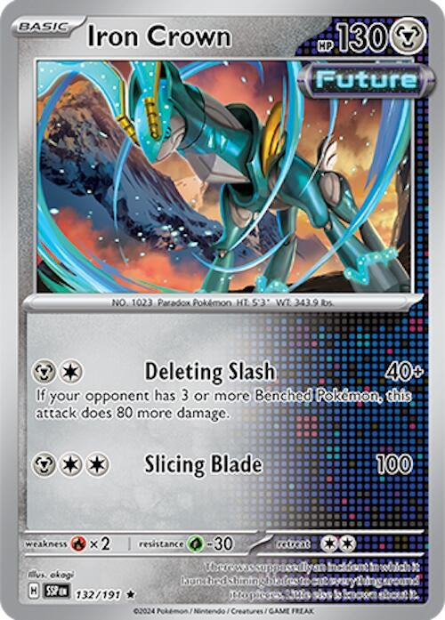 Image for Iron Crown (SV08: Surging Sparks) (132/191) - Pokemon