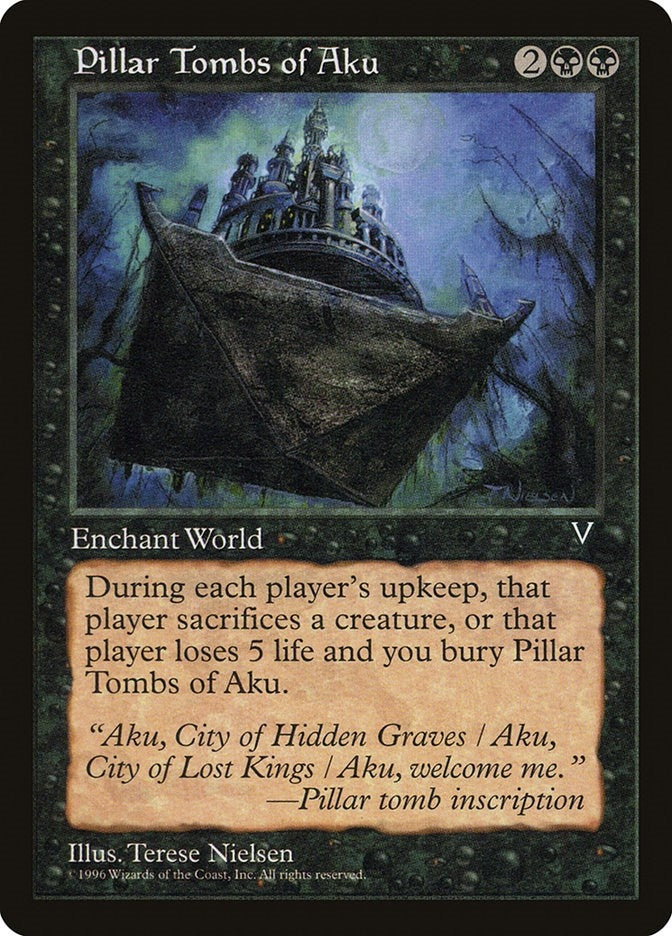 Image for Pillar Tombs of Aku (Visions) - Magic: The Gathering
