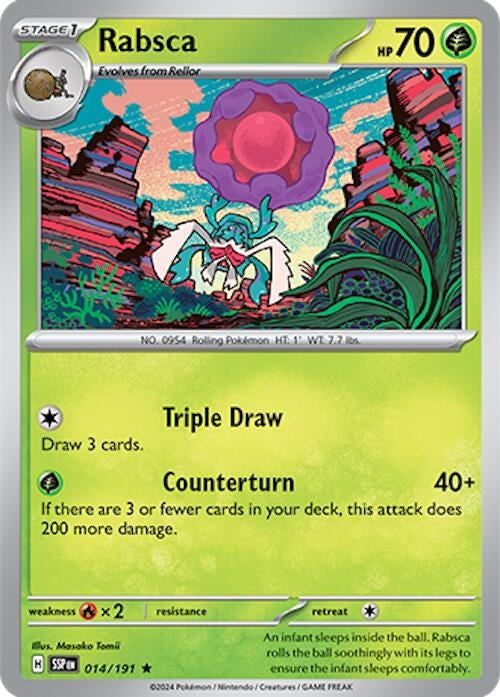 Image for Rabsca (SV08: Surging Sparks) (014/191) - Pokemon