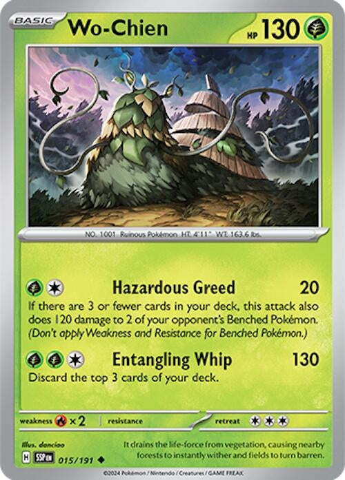 Image for Wo-Chien (SV08: Surging Sparks) (015/191) - Pokemon