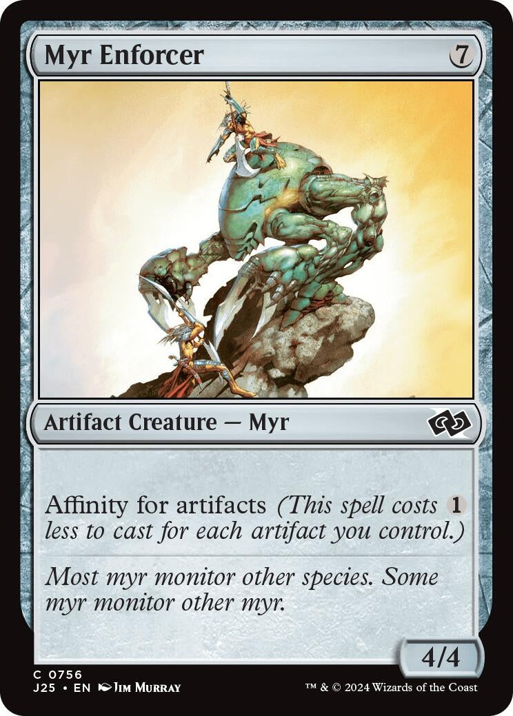 Image for Myr Enforcer (Foundations Jumpstart) (756) - Magic: The Gathering