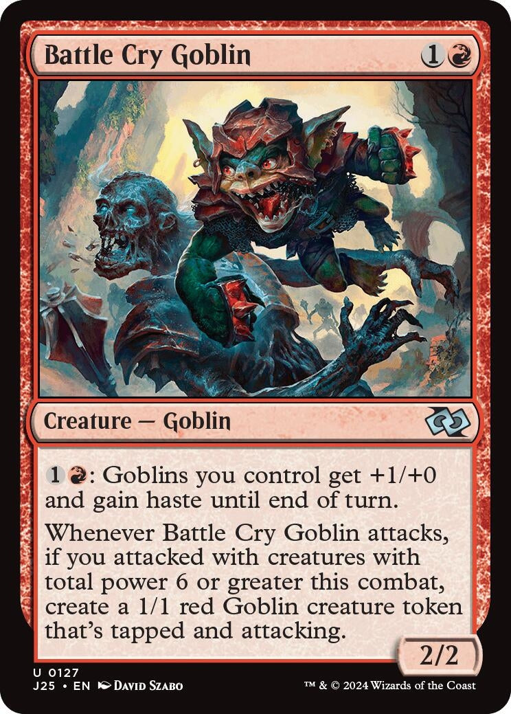 Image for Battle Cry Goblin (Foundations Jumpstart) (127) - Magic: The Gathering