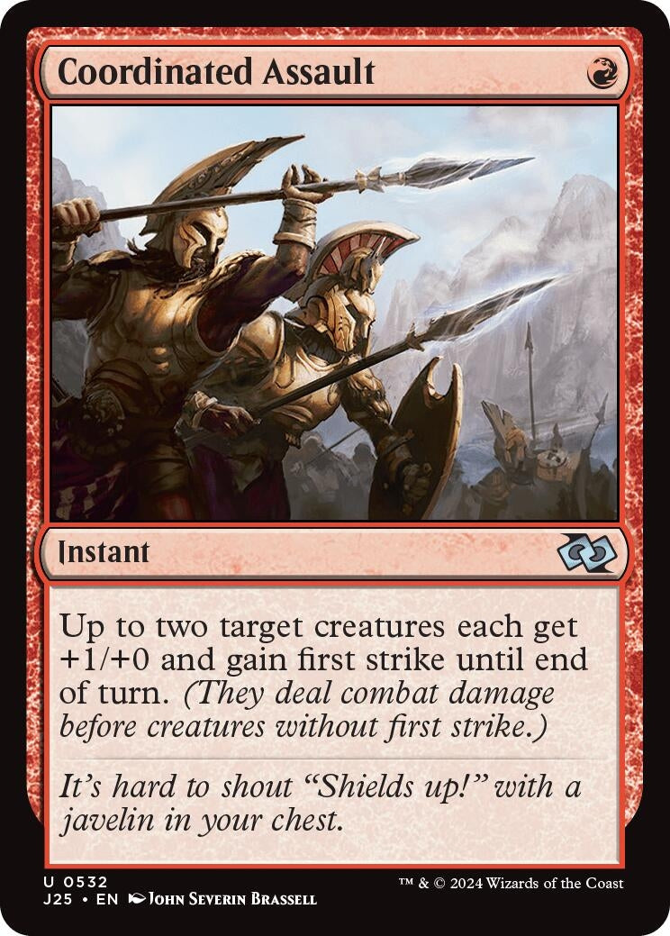 Image for Coordinated Assault (Foundations Jumpstart) (532) - Magic: The Gathering