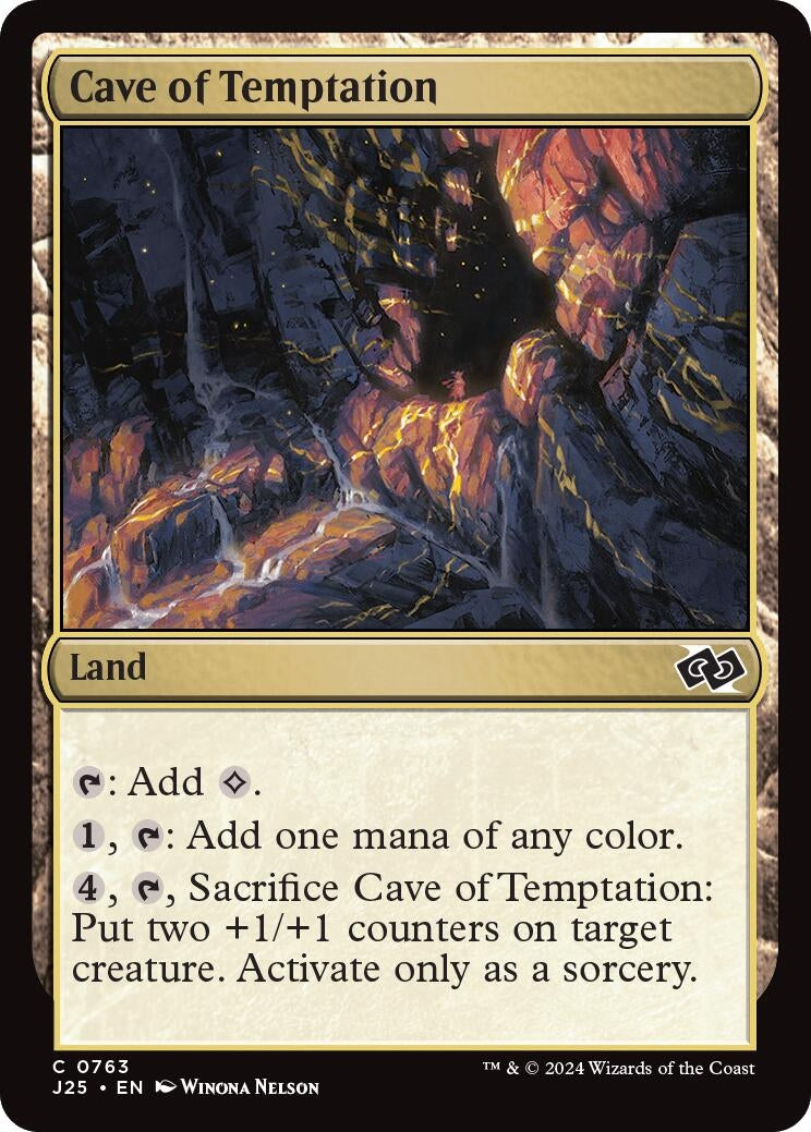 Image for Cave of Temptation (Foundations Jumpstart) (763) - Magic: The Gathering
