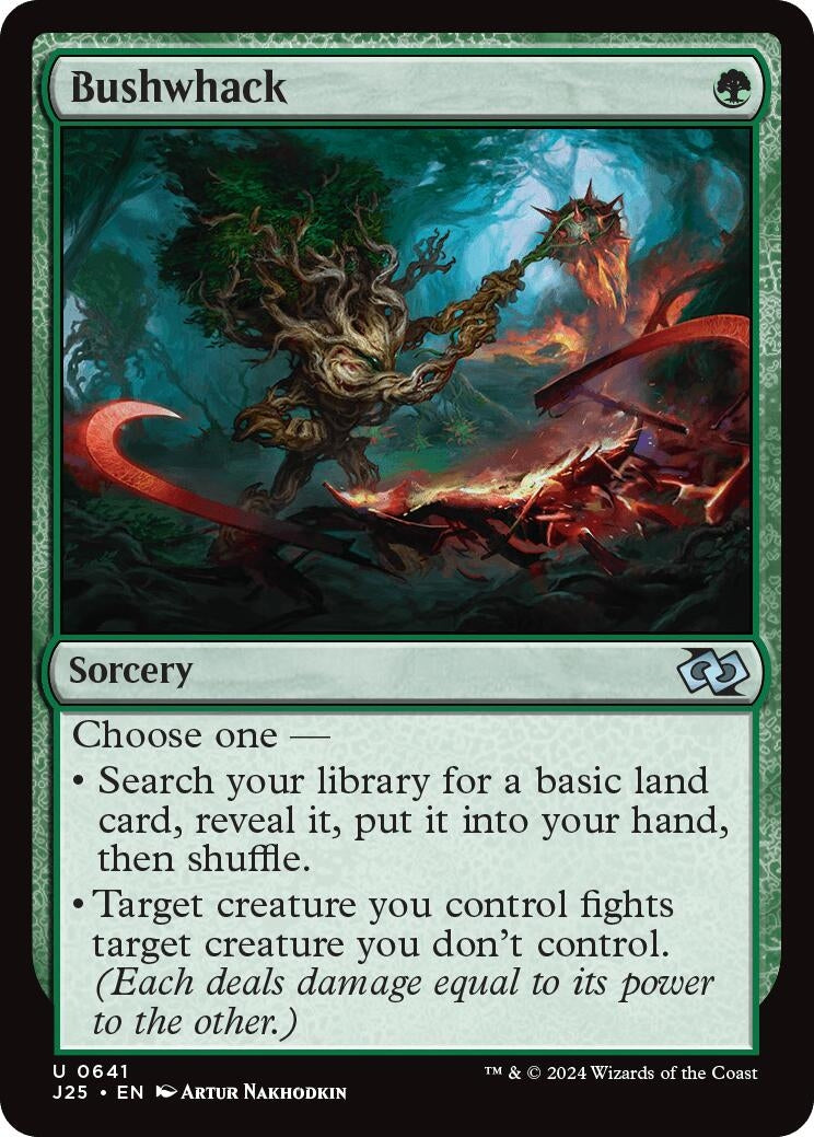 Image for Bushwhack (Foundations Jumpstart) (641) - Magic: The Gathering