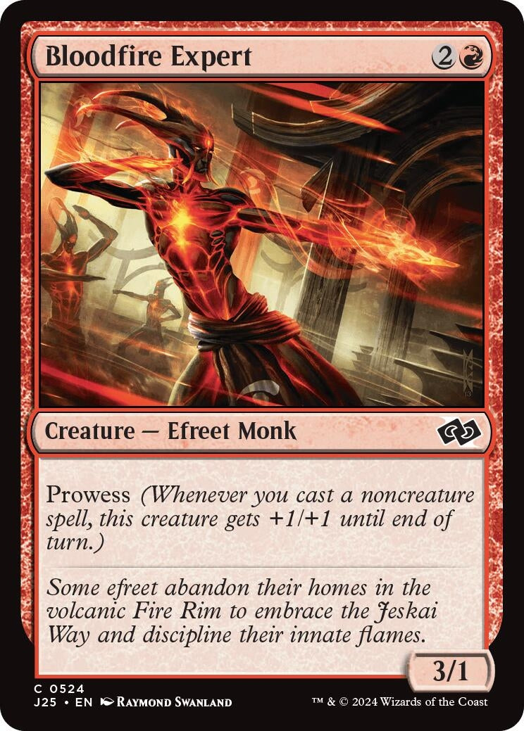 Image for Bloodfire Expert (Foundations Jumpstart) (524) - Magic: The Gathering