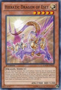Image for Hieratic Dragon of Eset (Galactic Overlord) (GAOV-EN020) - YuGiOh