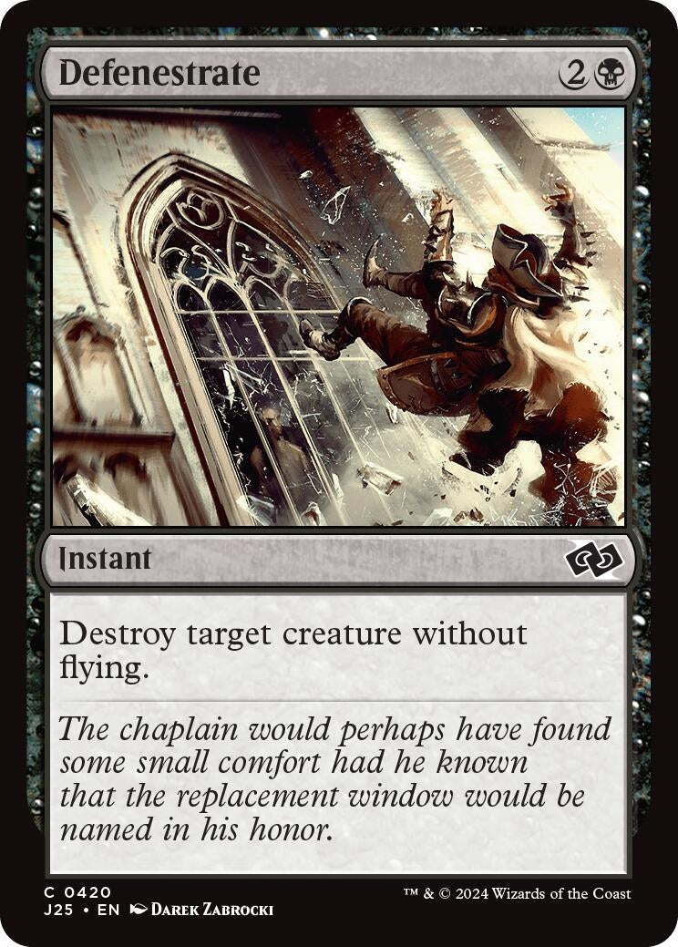 Image for Defenestrate (Foundations Jumpstart) (420) - Magic: The Gathering
