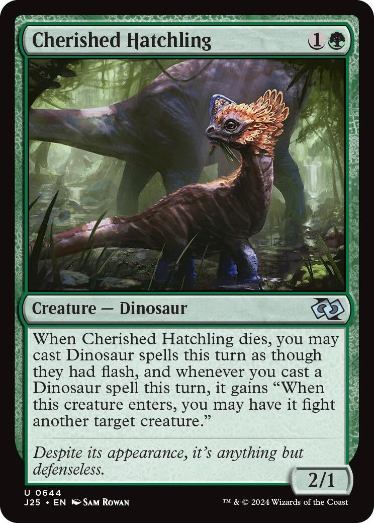 Image for Cherished Hatchling (Foundations Jumpstart) (644) - Magic: The Gathering