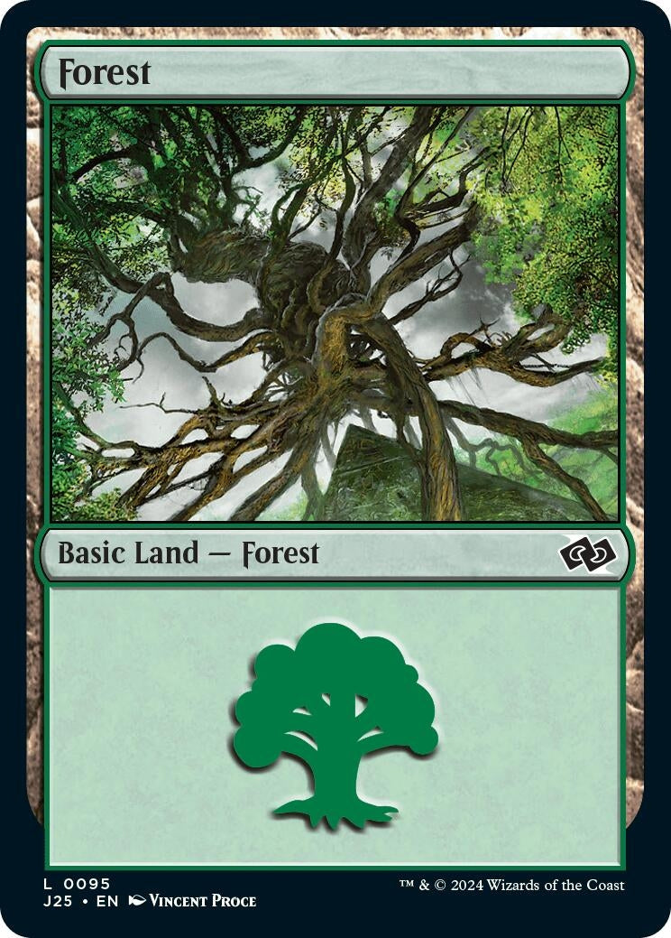 Image for Forest (0095) (Foundations Jumpstart) (95) - Magic: The Gathering