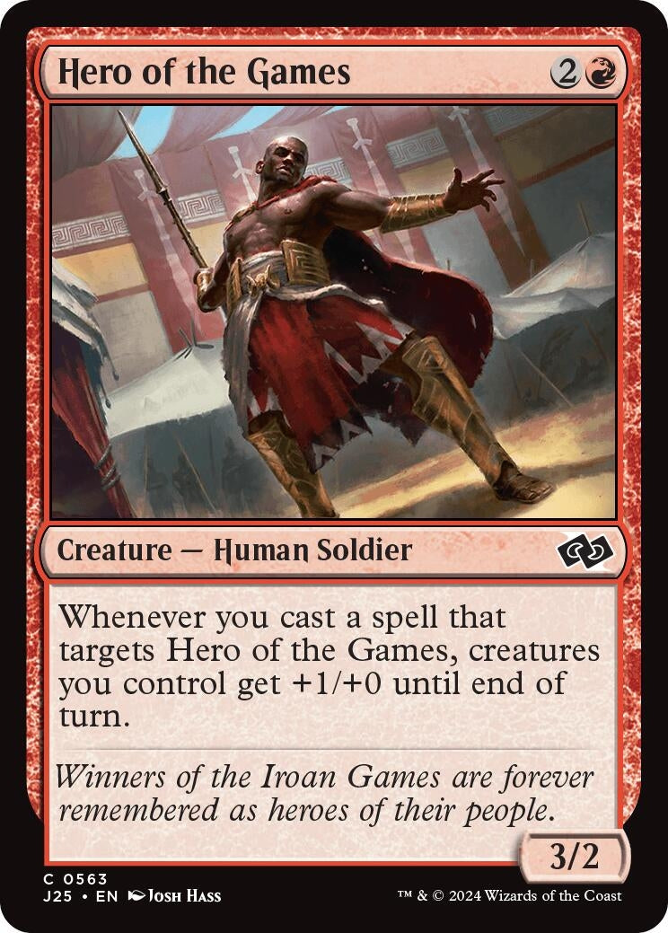 Image for Hero of the Games (Foundations Jumpstart) (563) - Magic: The Gathering