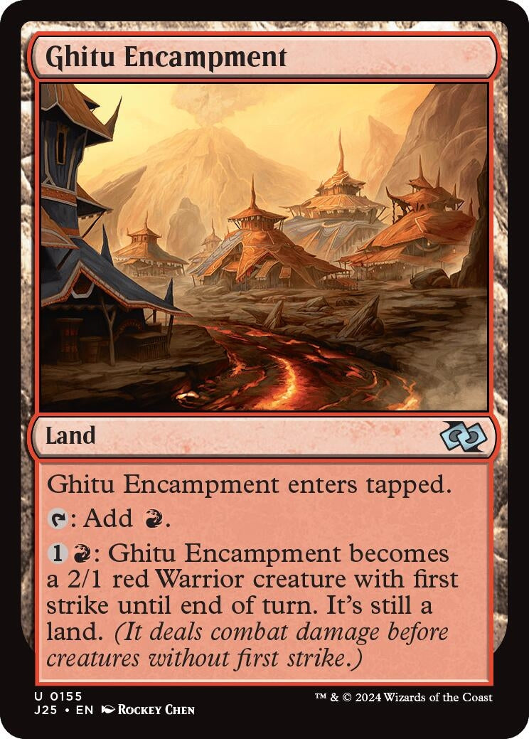 Image for Ghitu Encampment (Foundations Jumpstart) (155) - Magic: The Gathering