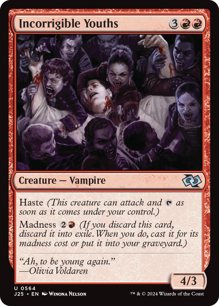 Image for Incorrigible Youths (Foundations Jumpstart) (564) - Magic: The Gathering