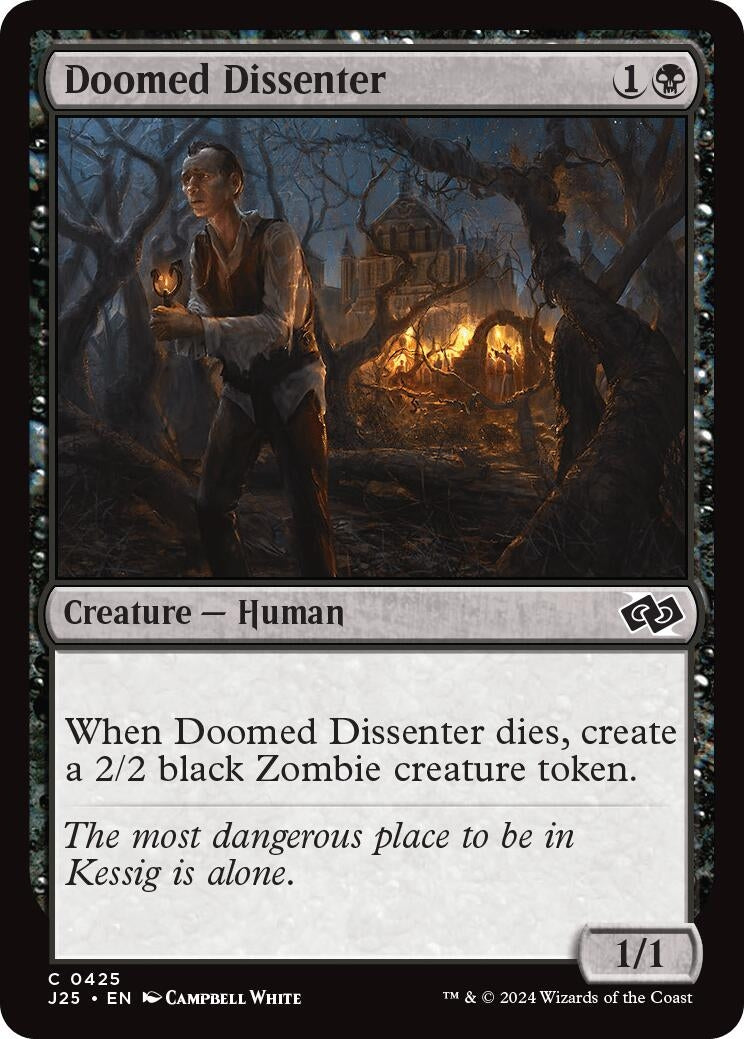 Image for Doomed Dissenter (Foundations Jumpstart) (425) - Magic: The Gathering