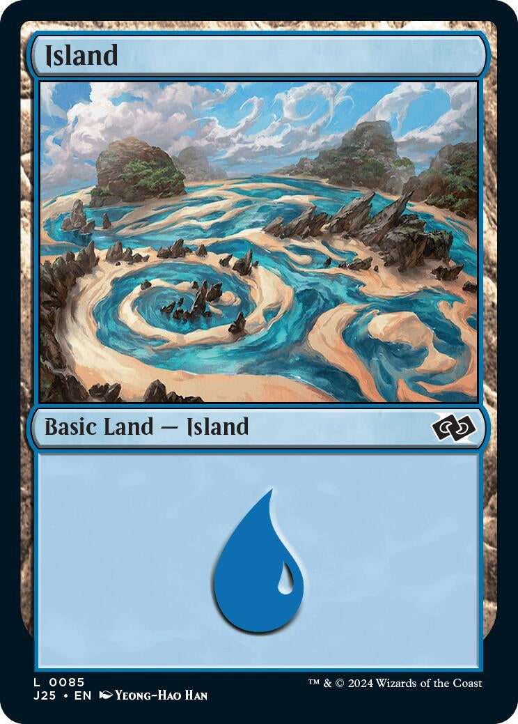 Image for Island (0085) (Foundations Jumpstart) (85) - Magic: The Gathering