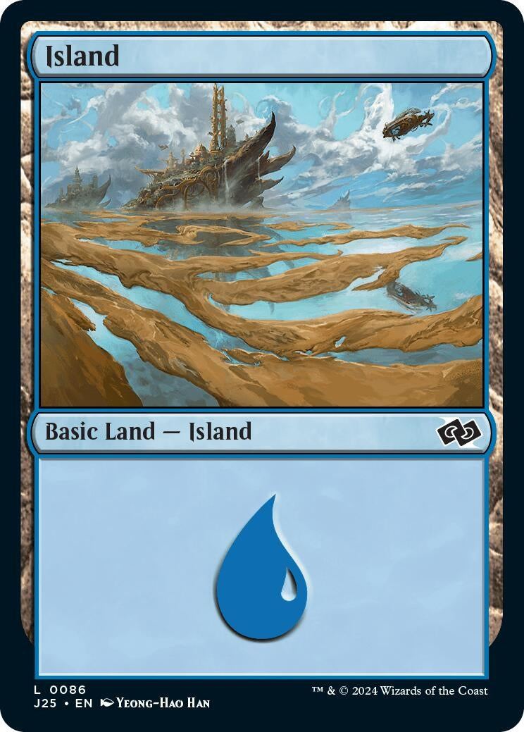 Image for Island (0086) (Foundations Jumpstart) (86) - Magic: The Gathering