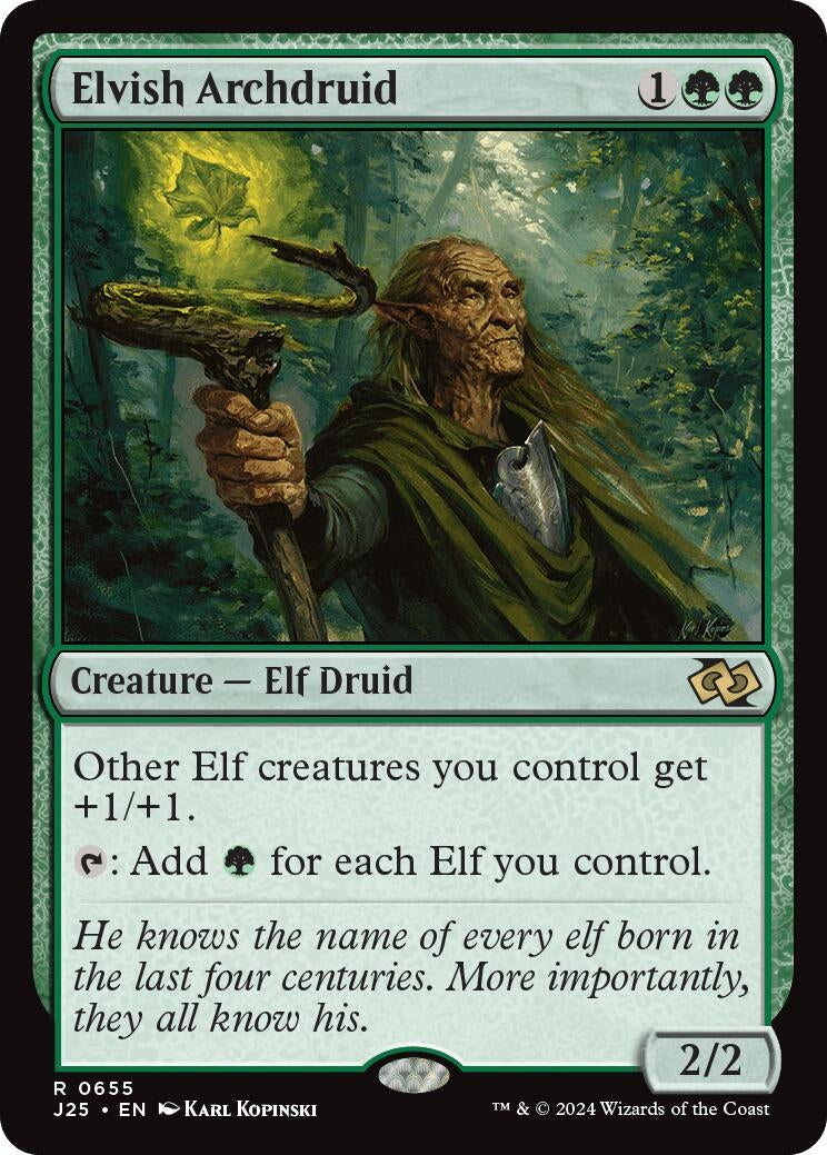 Image for Elvish Archdruid (Foundations Jumpstart) (655) - Magic: The Gathering