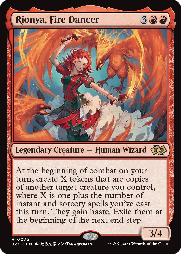 Image for Rionya, Fire Dancer (Anime) (Foundations Jumpstart) (75) - Magic: The Gathering