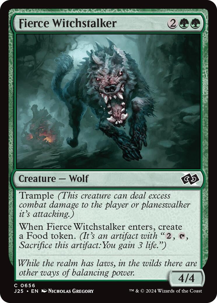 Image for Fierce Witchstalker (Foundations Jumpstart) (656) - Magic: The Gathering