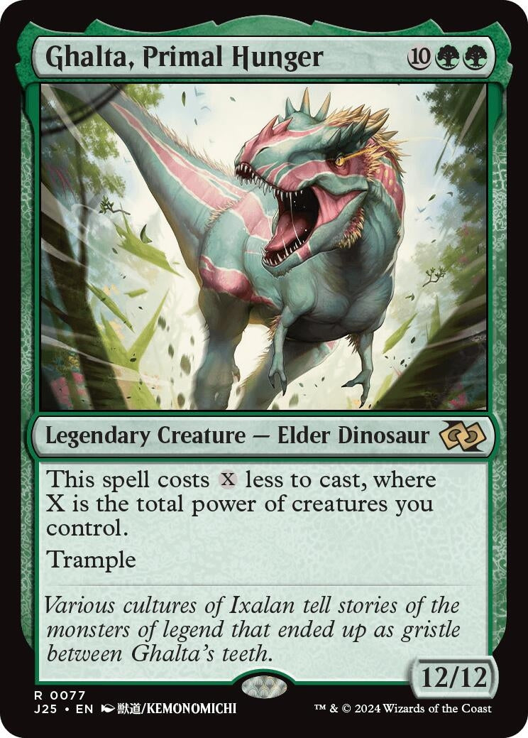 Image for Ghalta, Primal Hunger (Anime) (Foundations Jumpstart) (77) - Magic: The Gathering