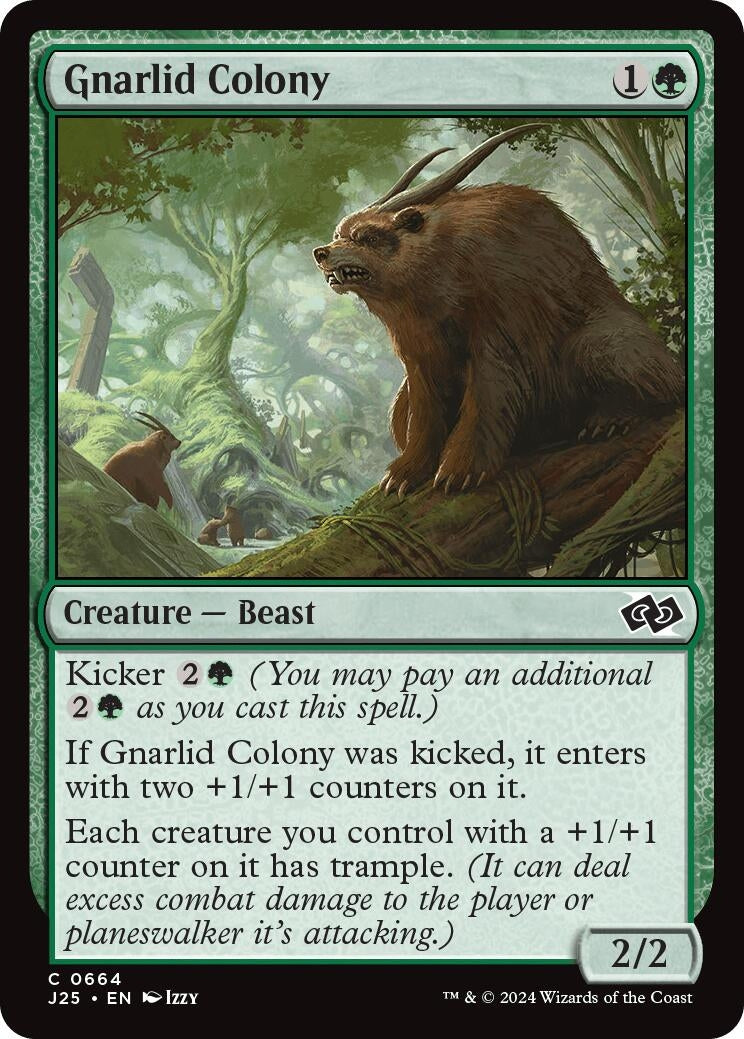 Image for Gnarlid Colony (Foundations Jumpstart) (664) - Magic: The Gathering