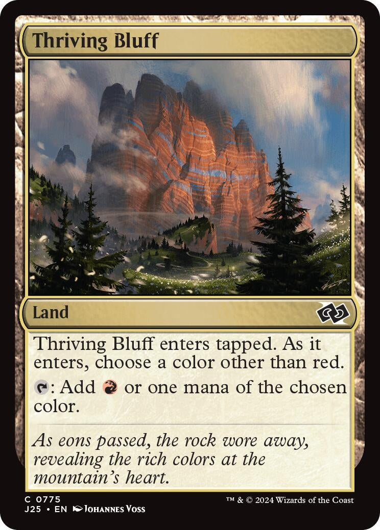 Image for Thriving Bluff (Foundations Jumpstart) (775) - Magic: The Gathering